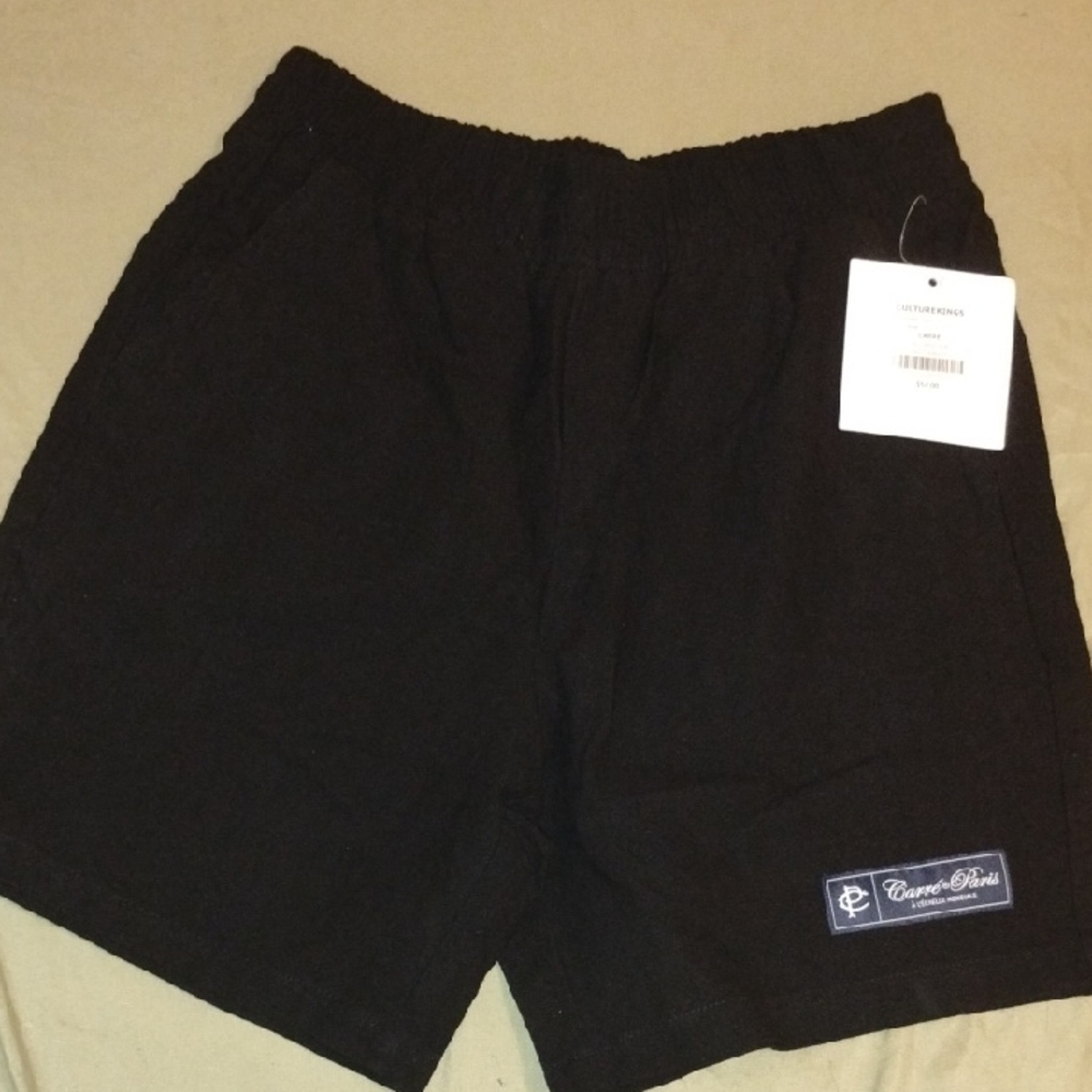 Carré Paris Black Athletic Shorts for Active Performance